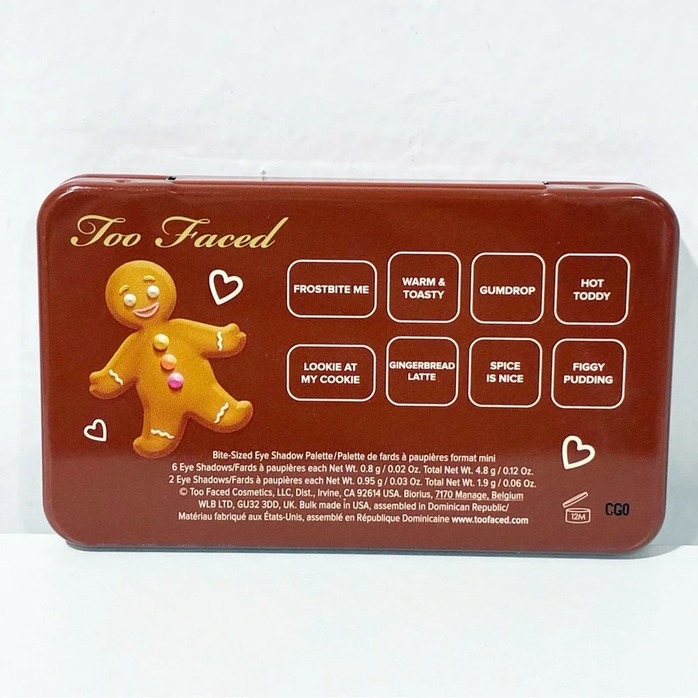 Too Faced Gingerbread Spice Mini Eyeshadow Palette‎ Makeup